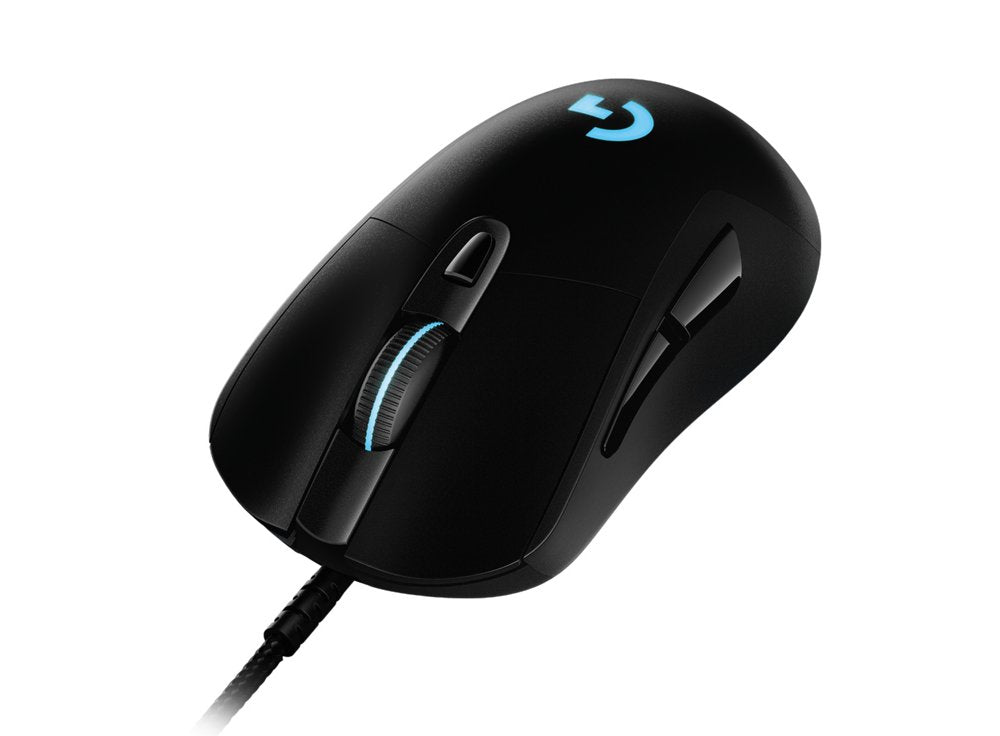Logitech G403 HERO | Gaming Muis | Rechtshandig | USB-A (bekabeld) | 25.600 DPI | Zwart - Matmuis - Matmuis